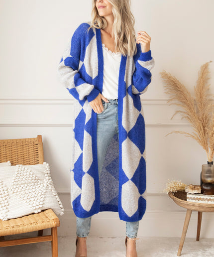 All Square Long Dark Blue - Vest