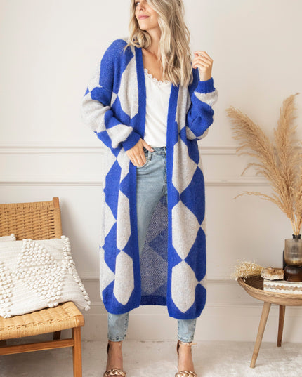 All Square Long Dark Blue - Vest