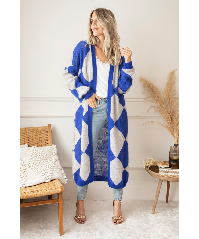 All Square Long Dark Blue - Vest