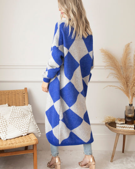 All Square Long Dark Blue - Vest