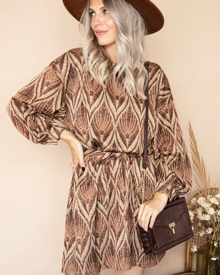 Keep On Glowing Brown Mix - Jurk