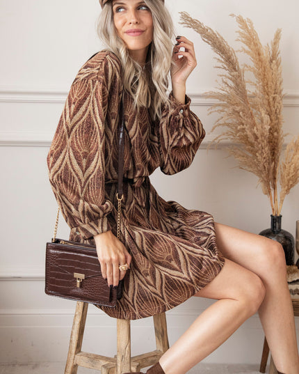 Keep On Glowing Brown Mix - Jurk