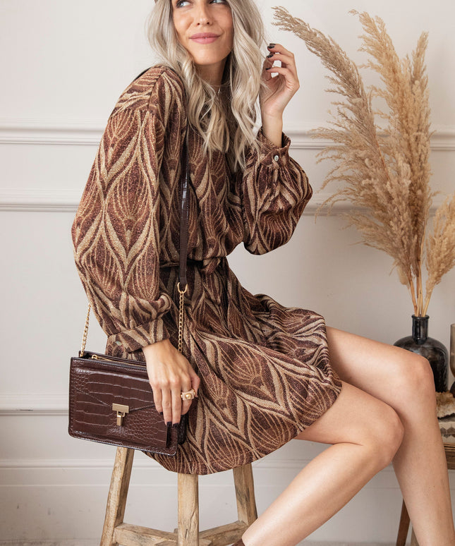 Keep On Glowing Brown Mix - Jurk