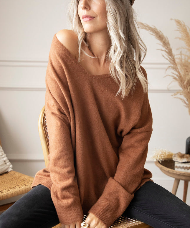 Comfy Billie Caramel - Trui