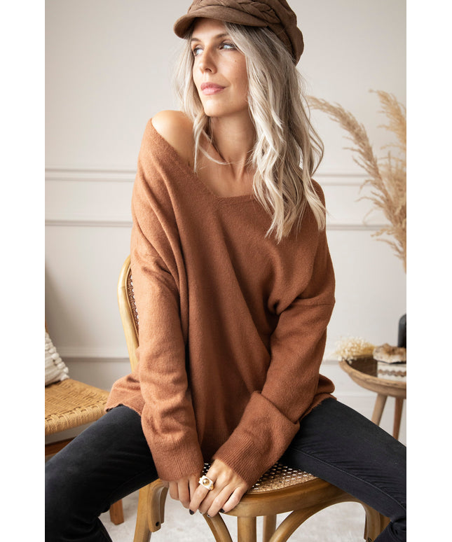 Comfy Billie Caramel - Trui