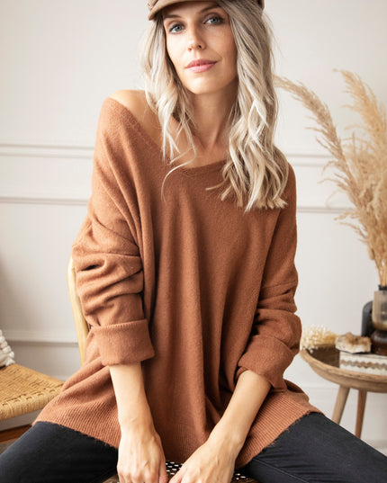 Comfy Billie Caramel - Trui