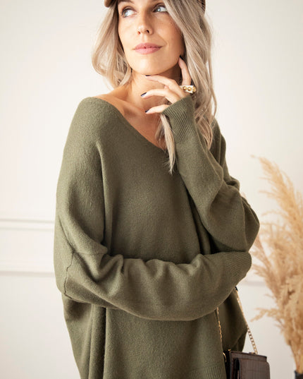 Comfy Billie Kaki - Trui