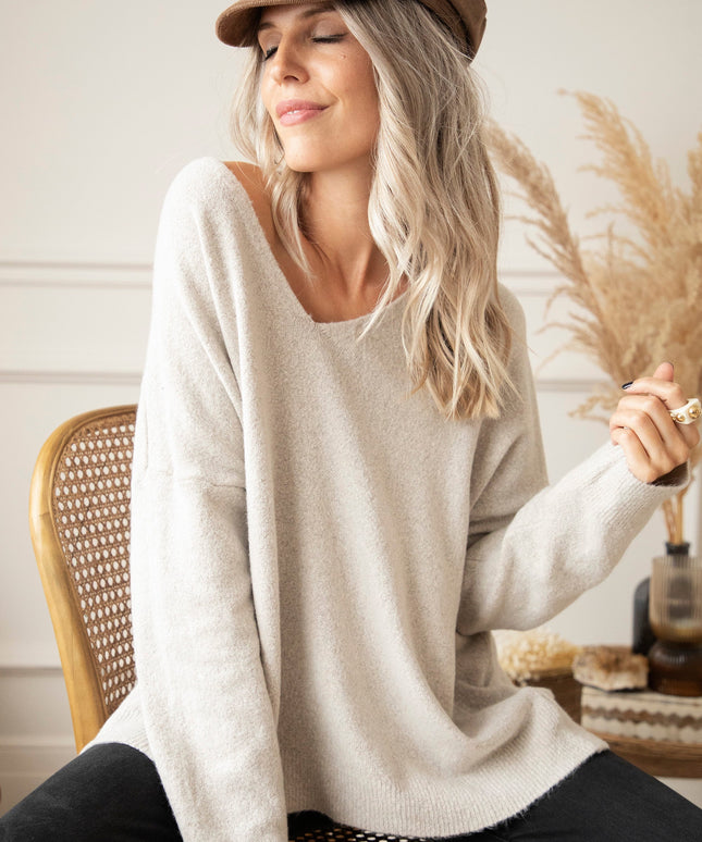 Comfy Billie Beige - Trui