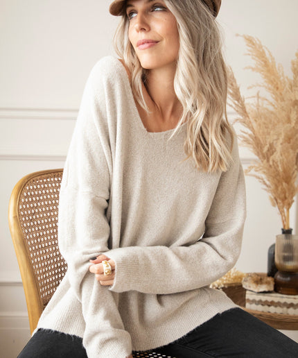 Comfy Billie Beige - Trui