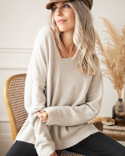 Comfy Billie Beige - Trui
