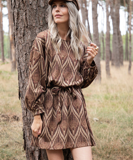 Keep On Glowing Brown Mix - Jurk