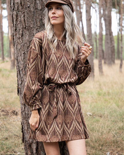 Keep On Glowing Brown Mix - Jurk