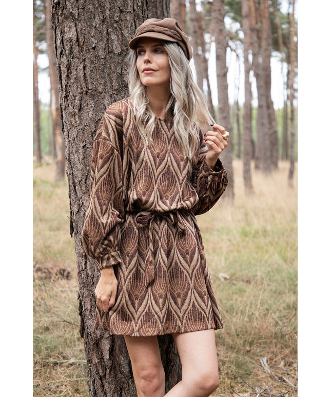 Keep On Glowing Brown Mix - Jurk