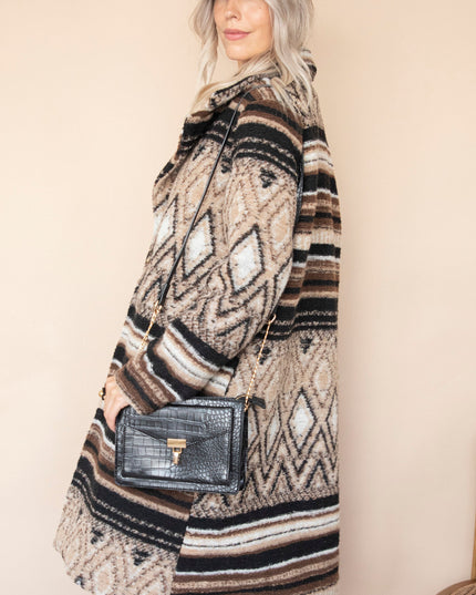 Soft Squares & Stripes Beige/Brown - Jas