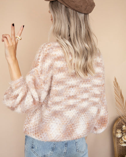 Fluffy Feels Camel Mix - Trui