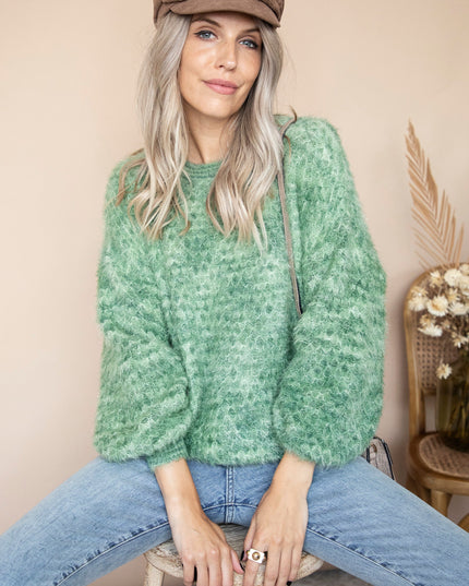 Fluffy Feels Green - Trui