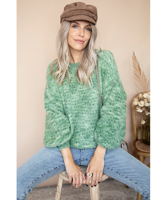Fluffy Feels Green - Trui