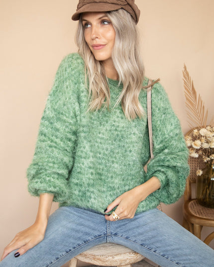 Fluffy Feels Green - Trui