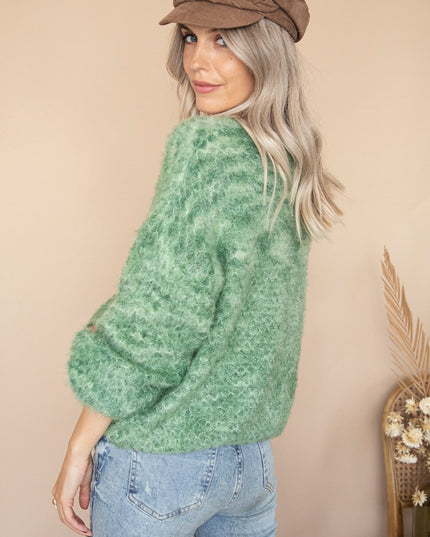 Fluffy Feels Green - Trui