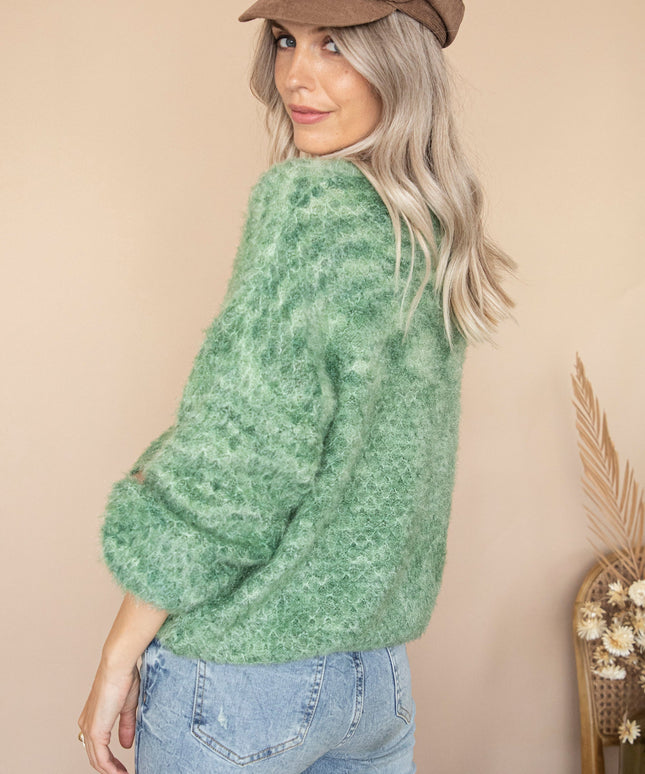 Fluffy Feels Green - Trui