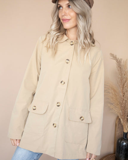 Take A Walk With Me Beige - Jacket