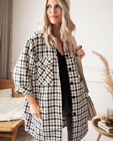 Most-Loved Pattern In Fall Black/White - Vest