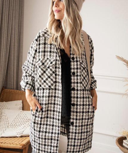 Most-Loved Pattern In Fall Black/White - Vest
