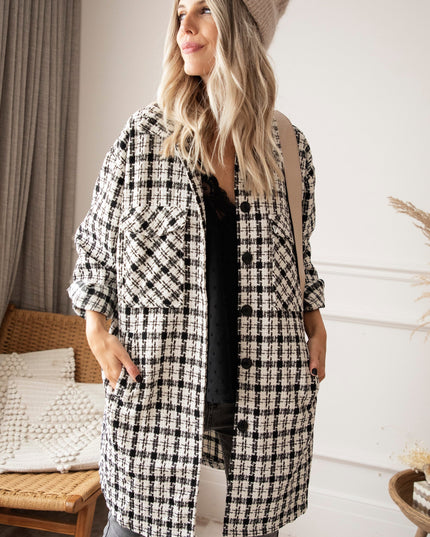 Most-Loved Pattern In Fall Black/White - Vest