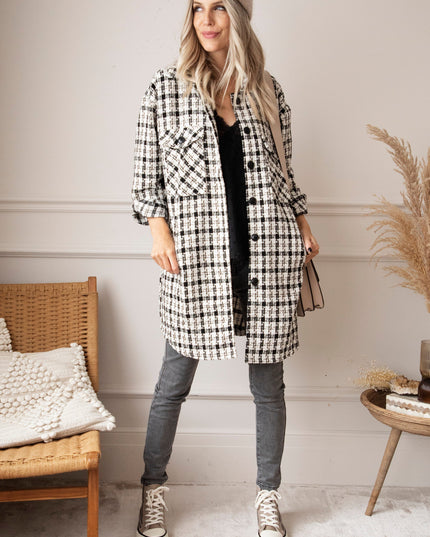 Most-Loved Pattern In Fall Black/White - Vest