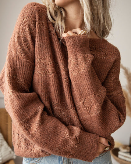 Sparkles & Stripes Caramel - Trui