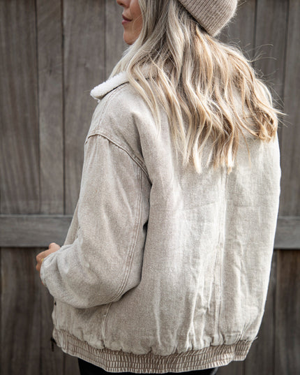 Teddy Jean Beige - Jacket
