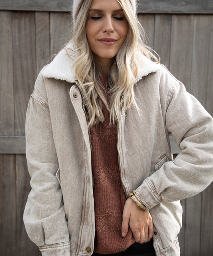 Teddy Jean Beige - Jacket