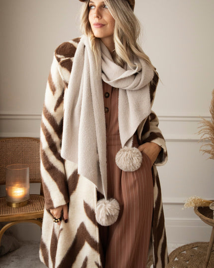 Pompkin Off White - Sjaal