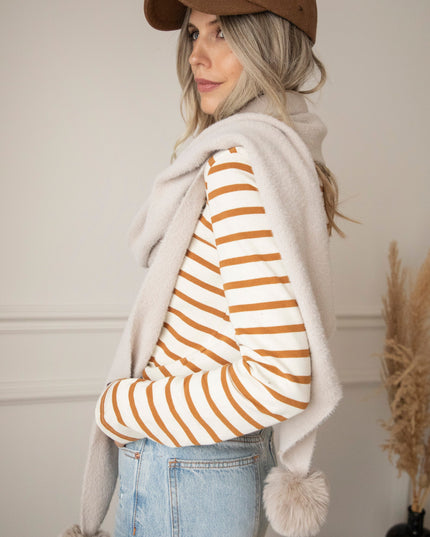 Pompkin Off White - Sjaal