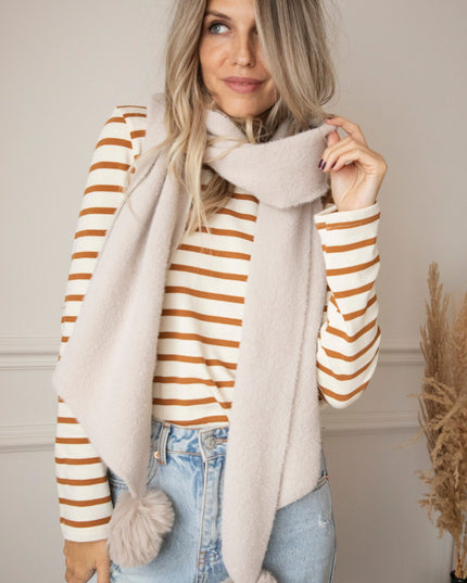 Pompkin Off White - Sjaal