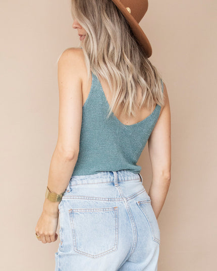 Ripped Detail Mom Light Blue - Jeans