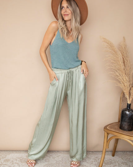 Gloss Boss Light Kaki - Broek