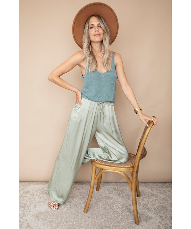 Gloss Boss Light Kaki - Broek