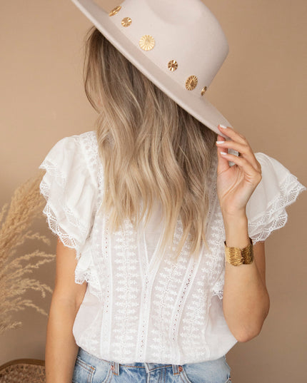 New Cowgirl In Town Beige - Hoed
