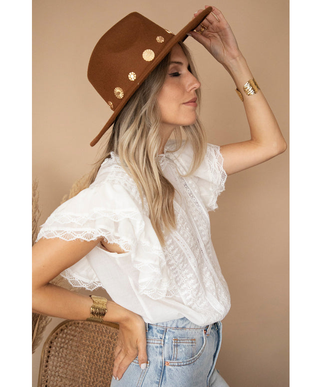 New Cowgirl In Town Caramel - Hoed