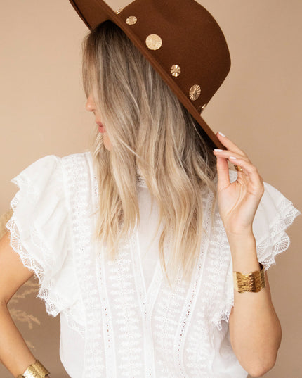 New Cowgirl In Town Caramel - Hoed