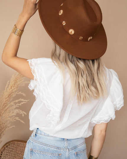 New Cowgirl In Town Caramel - Hoed