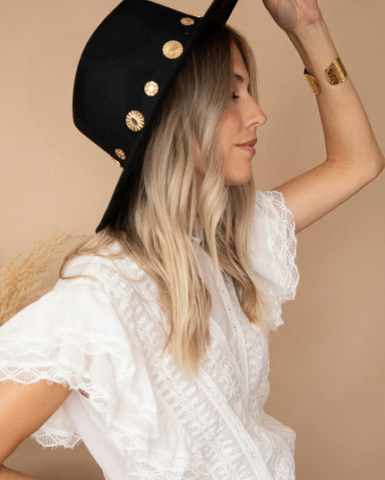 New Cowgirl In Town Black - Hoed