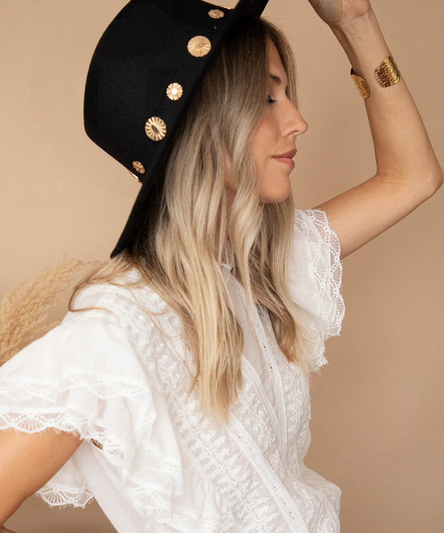 New Cowgirl In Town Black - Hoed