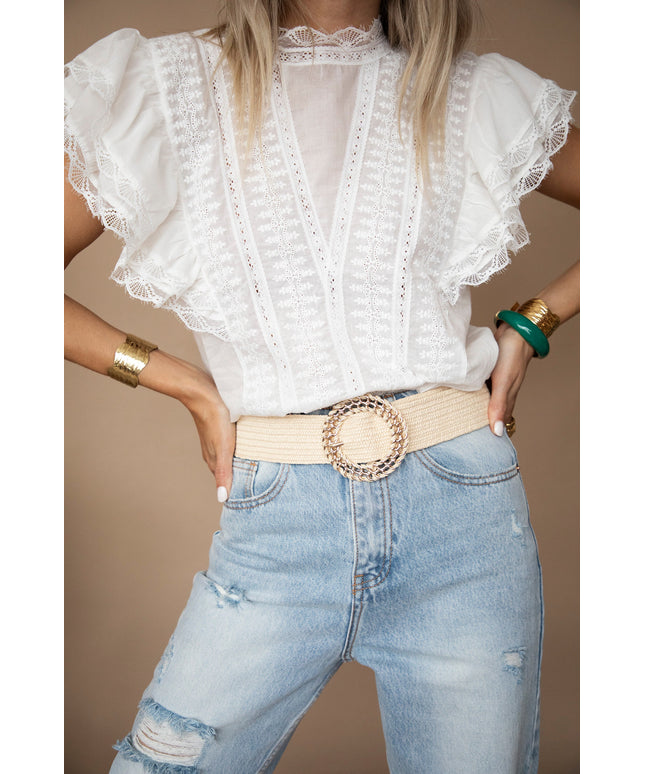 Rani Rotan Beige - Riem