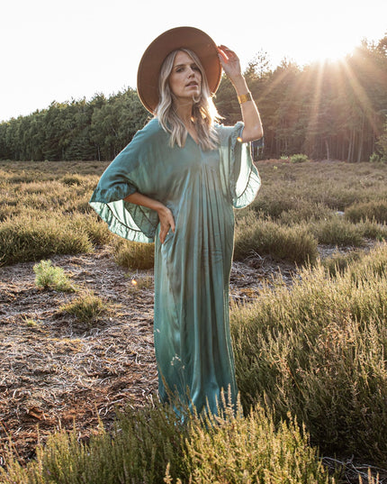 You Are Special Dark Mint - Maxi Jurk