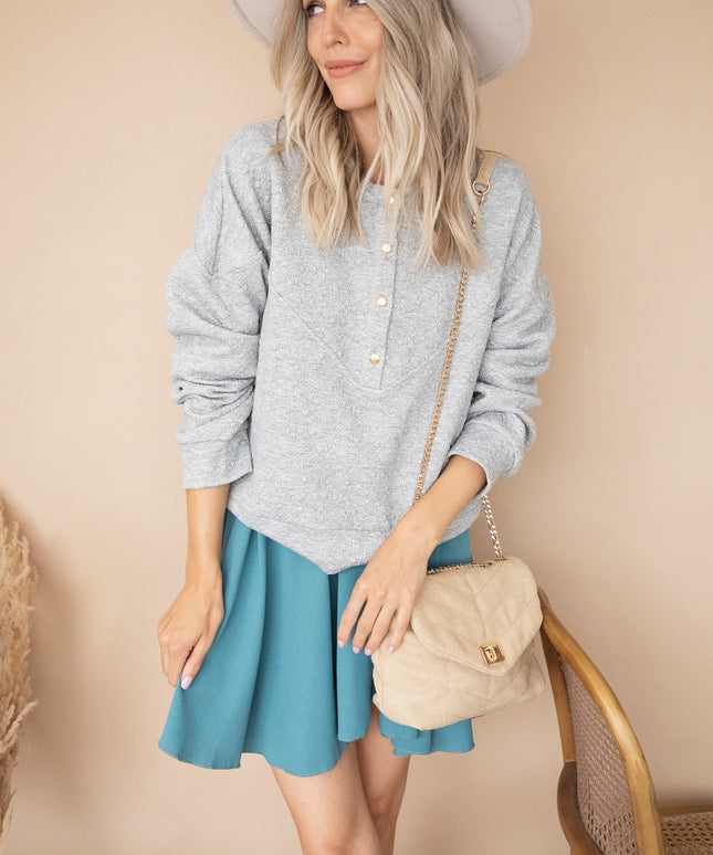 Amber Soft Grey - Trui