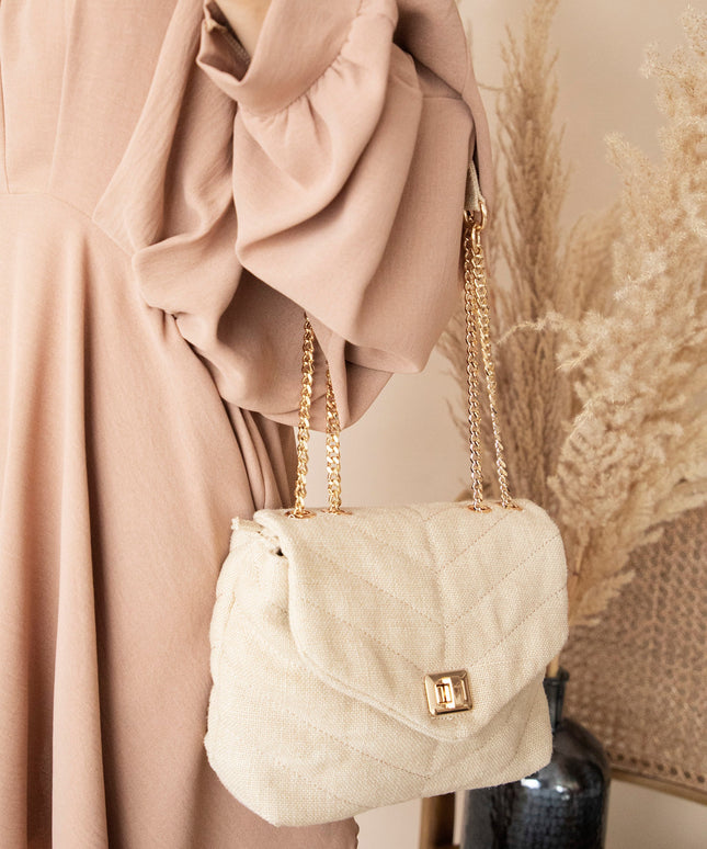 Made Of Linen Beige - Handtas
