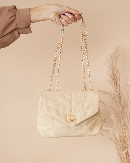 Made Of Linen Beige - Handtas