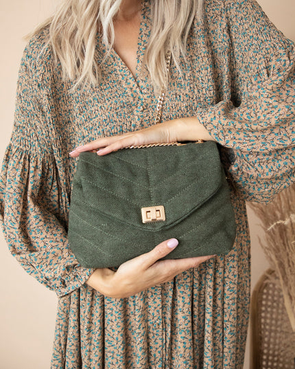 Made Of Linen Kaki - Handtas